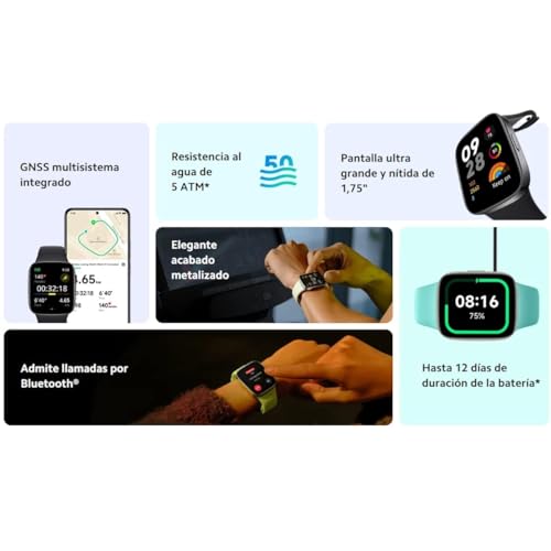 XIAOMI Redmi Watch 3, Display AMOLED 1.75" - immagine 6