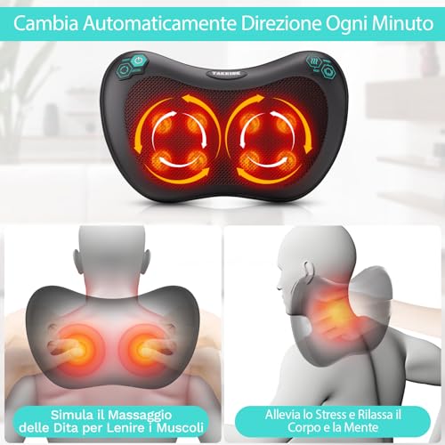 Cuscino Massaggiatore Elettrico Cervicale Shiatsu - immagine 2