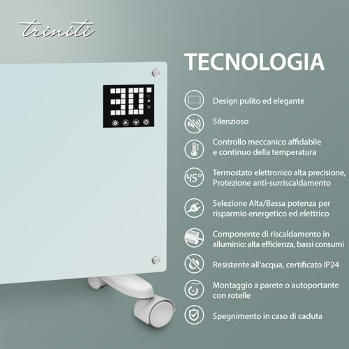 Stufa Elettrica TRINITI Basso Consumo - immagine 2