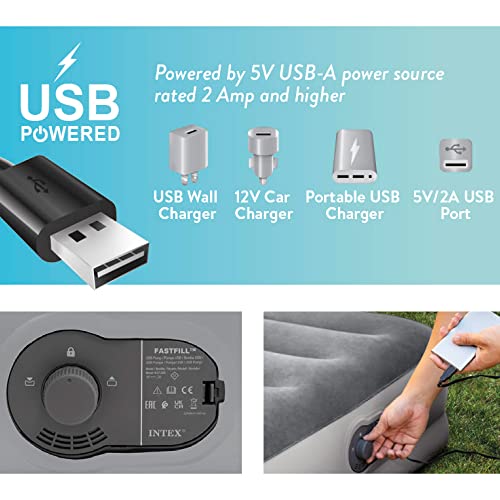 Intex 64157 - Materasso Singolo Autogonfiante USB - immagine 6