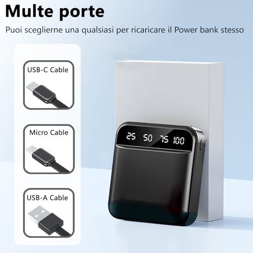 Power Bank 10000mAh Ultra Sottile e Leggero - immagine 1