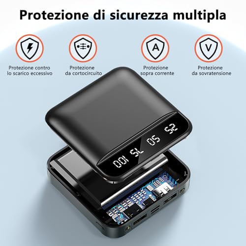 Power Bank 10000mAh Ultra Sottile e Leggero - immagine 3
