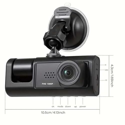 Dashcam Wi-fi Auto con App Fronte Retro Full HD - immagine 1