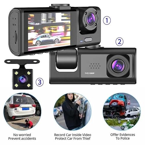 Dashcam Wi-fi Auto con App Fronte Retro Full HD - immagine 2