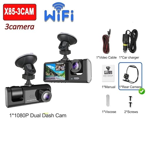 Dashcam Wi-fi Auto con App Fronte Retro Full HD - immagine 4