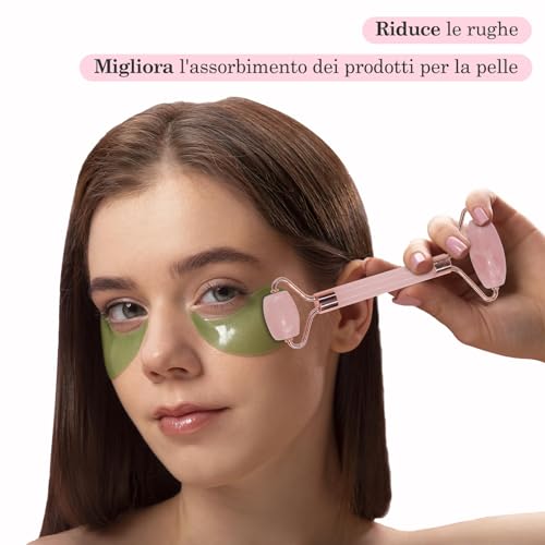 GUGUG Gua Sha Rullo di Giada per il Viso - immagine 2