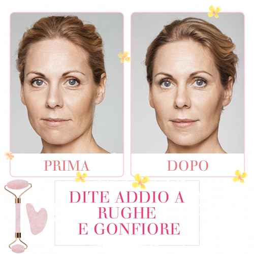 GUGUG Gua Sha Rullo di Giada per il Viso - immagine 4