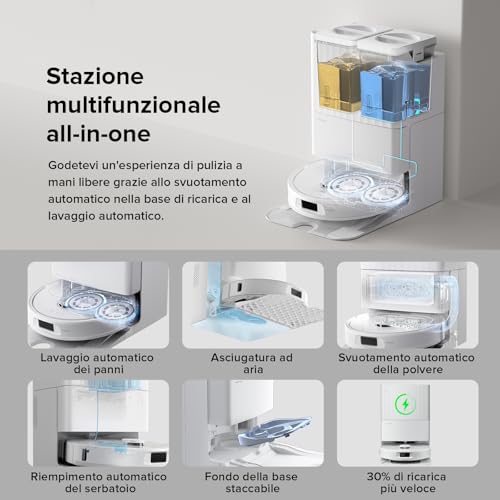 Roborock QV 35A Robot Aspirapolvere Efficiente - immagine 4
