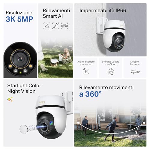 Tapo C530WS Telecamera Wi-Fi Esterno - immagine 4