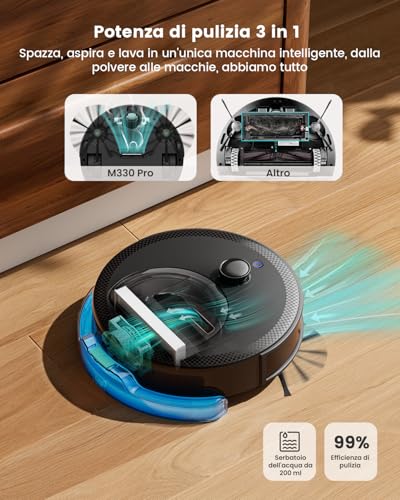 Lefant M330Pro Robot Aspirapolvere Lavapavimenti - immagine 1