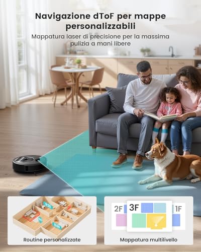 Lefant M330Pro Robot Aspirapolvere Lavapavimenti - immagine 4