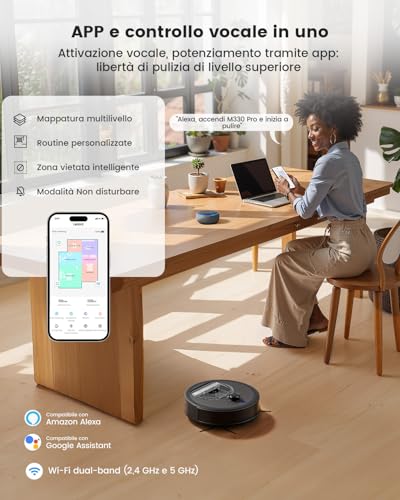 Lefant M330Pro Robot Aspirapolvere Lavapavimenti - immagine 9