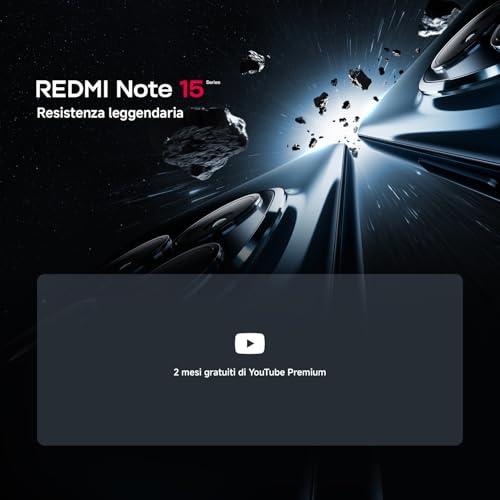 Xiaomi Redmi Note 15 Pro 5G, 12+512GB, Nero - immagine 1