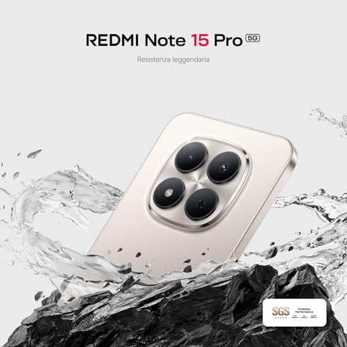 Xiaomi Redmi Note 15 Pro 5G, 12+512GB, Nero - immagine 5