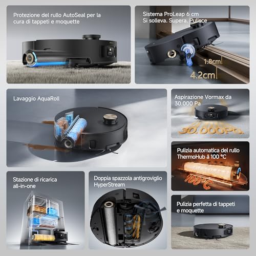 DREAME Aqua10 Roller Robot aspirapolvere - immagine 4