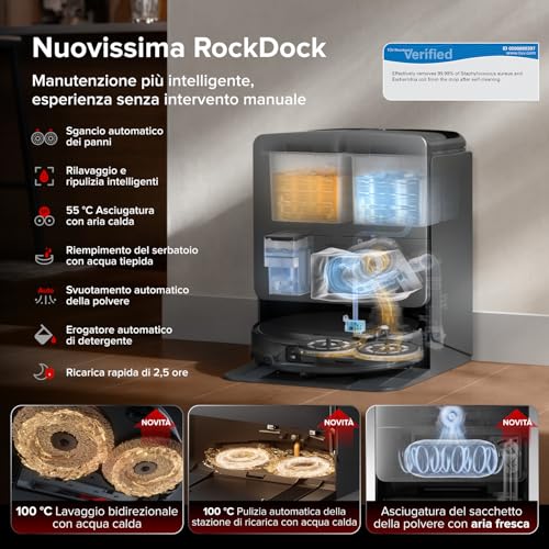 Roborock Saros 20 Set Robot Aspirapolvere - immagine 4