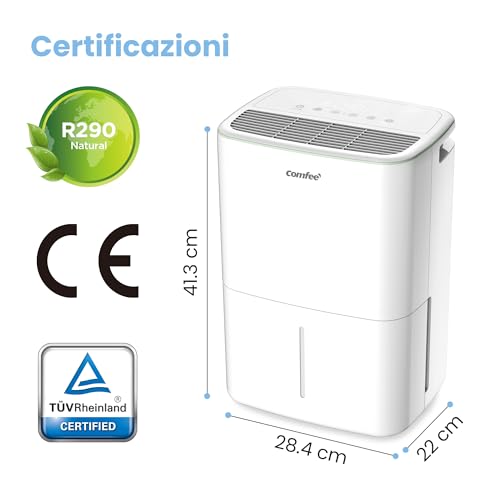 COMFEE' Deumidificatore Casa 10L/24h - immagine 2