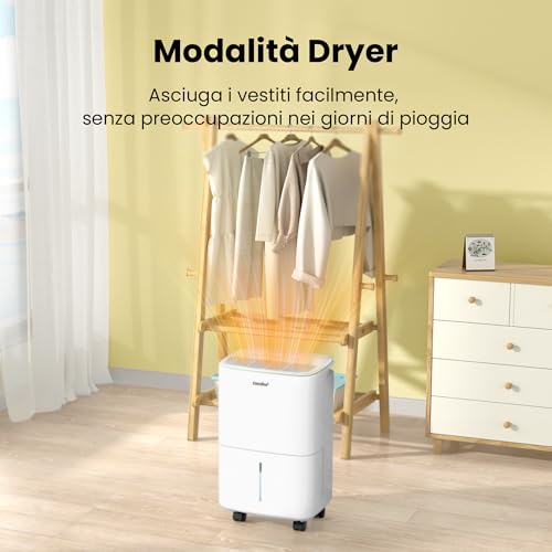 COMFEE' Deumidificatore Casa 10L/24h - immagine 4