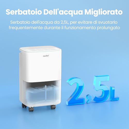 COMFEE' Deumidificatore Casa 10L/24h - immagine 5