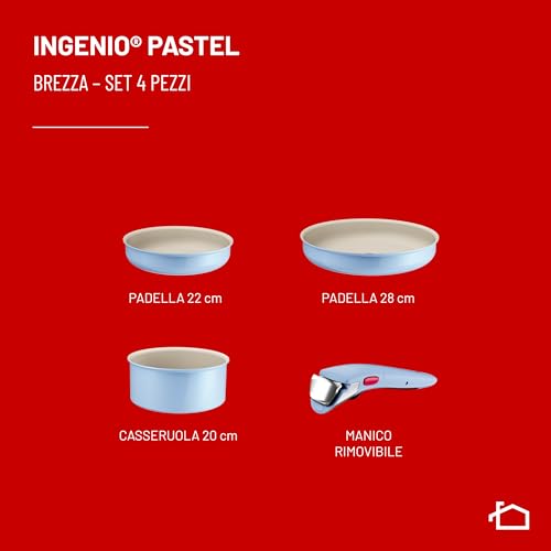 Set Padelle Lagostina Ingenio Pastel - immagine 1