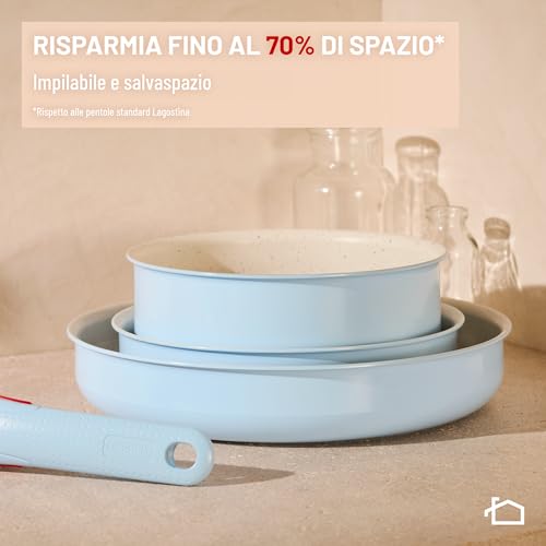 Set Padelle Lagostina Ingenio Pastel - immagine 5