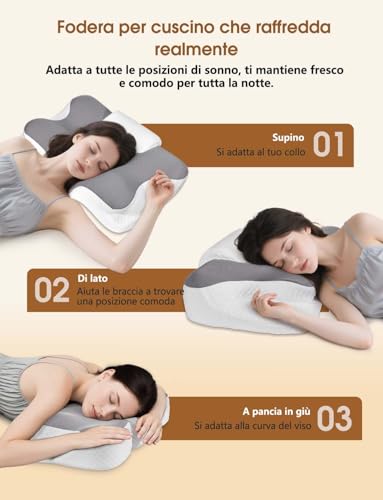Cuscino Cervicale Ergonomico 2 in 1 - immagine 3
