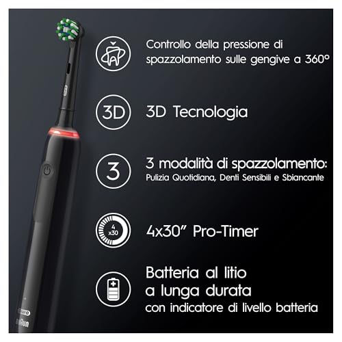 Oral-B Spazzolino Elettrico Ricaricabile Pro 3 3500 - immagine 3