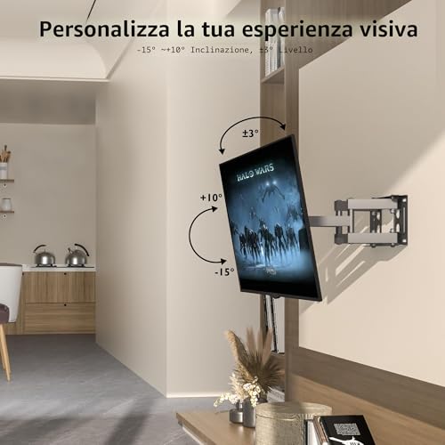 Supporto TV Parete BONTEC 23-70 inch - immagine 3