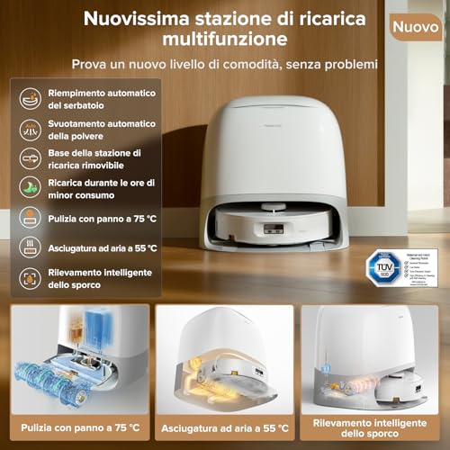 Recensione Roborock Qrevo Curv 2 Flow Robot - immagine 5
