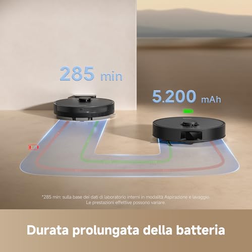 DREAME D20 Robot Aspirapolvere, Aspirazione e Lavapavimenti - immagine 5