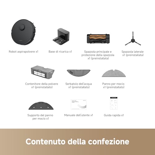 DREAME D20 Robot Aspirapolvere, Aspirazione e Lavapavimenti - immagine 9