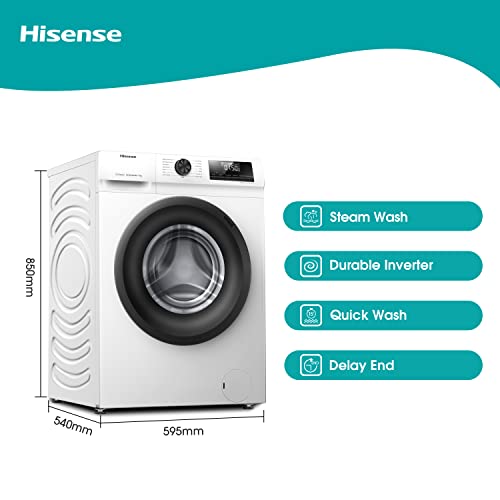 Hisense Lavatrice Frontale 9 Kg, 1200 rpm - immagine 1