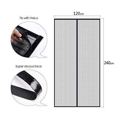 MYCARBON Zanzariera Magnetica 120x240cm - immagine 5