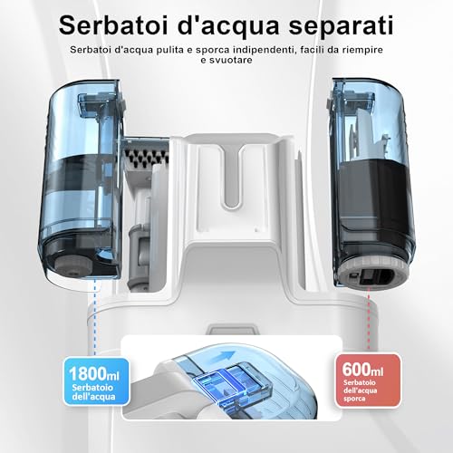 Lavatappeti Aspirapolvere Tessuti Divani 450W - immagine 4