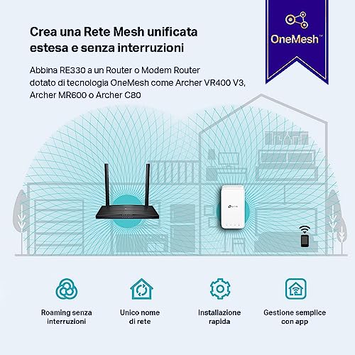 TP-Link Ripetitore WiFi RE330 AC1200 - immagine 6
