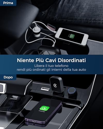 Adattatore CarPlay Wireless Bluetooth V5.3 - immagine 6
