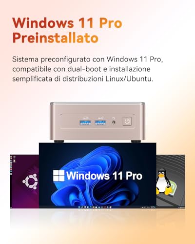 GEEKOM A5 Mini PC con AMD Ryzen 7 5825U - immagine 7