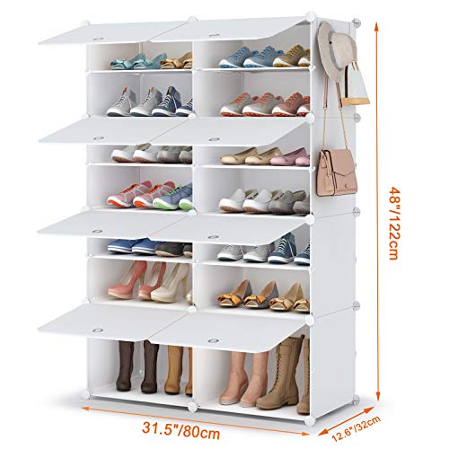 HOMIDEC Scarpiera 7 Livelli Portascarpe - immagine 2