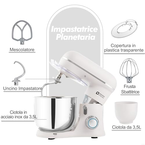 Impastatrice Planetaria Kitchen in the Box 3.5L - immagine 3