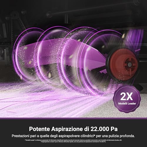 EUREKA J15 Max Ultra Robot Aspirapolvere Lavapavimenti - immagine 2