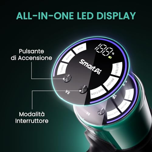 V5 Aspirapolvere Senza Fili Potente e Versatile - immagine 3