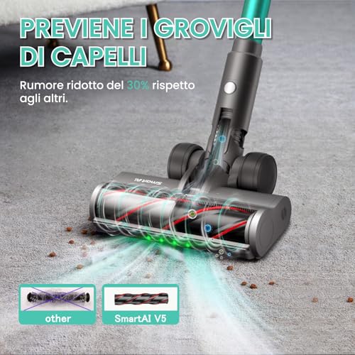 V5 Aspirapolvere Senza Fili Potente e Versatile - immagine 7
