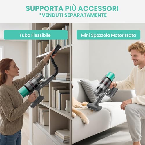V5 Aspirapolvere Senza Fili Potente e Versatile - immagine 9