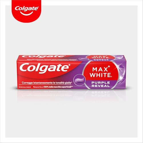 Colgate Dentifricio Sbiancante Max White Purple - immagine 1