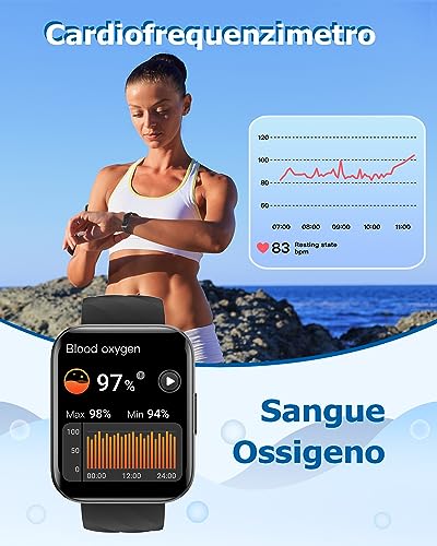 RUIMEN Smartwatch Uomo Donna - immagine 1