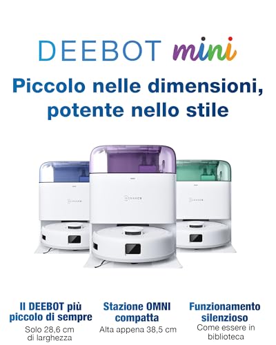 ECOVACS DEEBOT MINI Robot Aspirapolvere Lavapavimenti - immagine 1