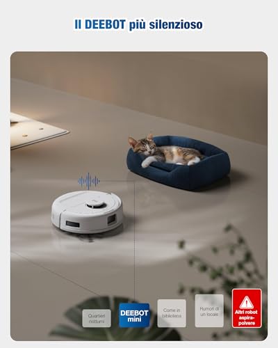 ECOVACS DEEBOT MINI Robot Aspirapolvere Lavapavimenti - immagine 3