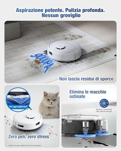 ECOVACS DEEBOT MINI Robot Aspirapolvere Lavapavimenti - immagine 4