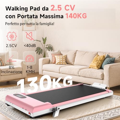 Tapis Roulant Elettrico Pieghevole 3 in 1 - immagine 2