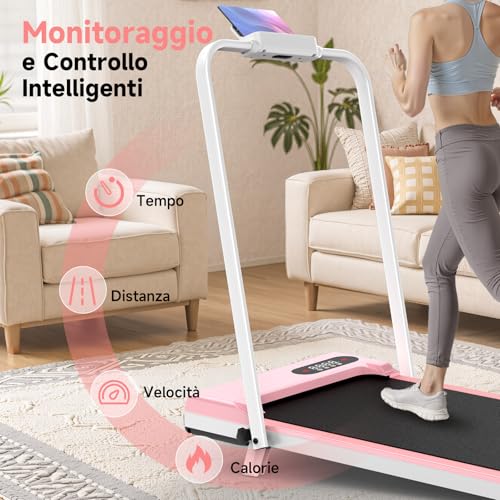 Tapis Roulant Elettrico Pieghevole 3 in 1 - immagine 3